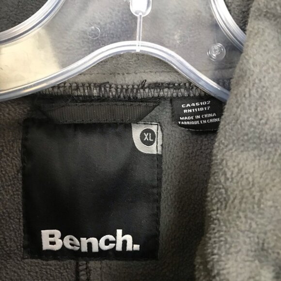 BENCH Light Bomber Cotton Fleece Jacket Pockets Zipper Lightweight Casual XL Top - Picture 10 of 16